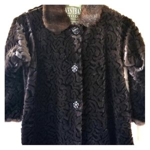 Girls' Faux Fur Coat and Hat